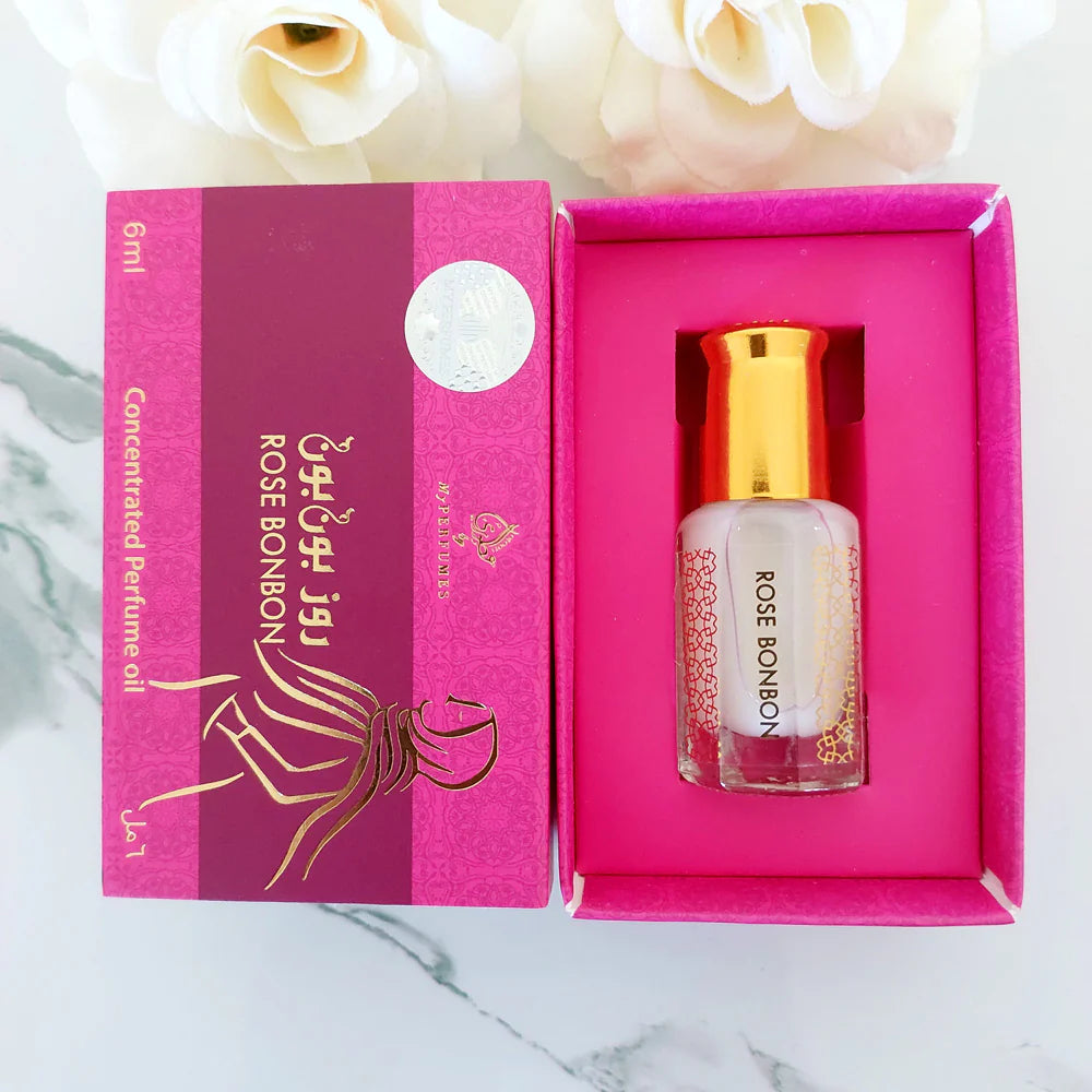 Musk Tahara rose bonbon perfume oil from My Perfumes